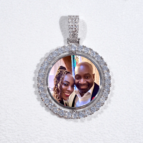 3D Spinning 2-Faced Custom Picture Pendant