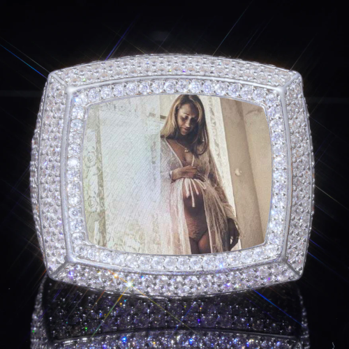 3D CUSTOM PICTURE ICED RING