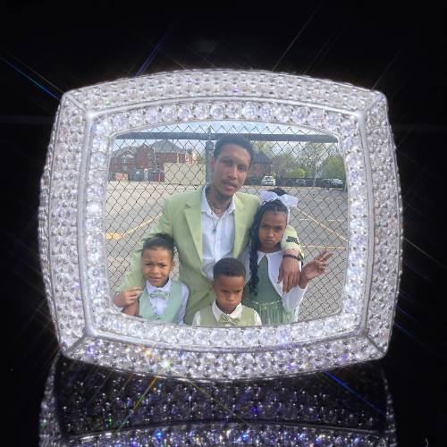 3D CUSTOM PICTURE ICED RING