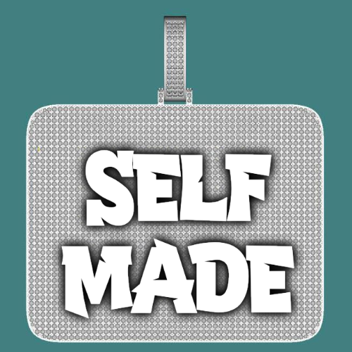 CUSTOM LETTER NECKLACE 3D BIG SQUARE