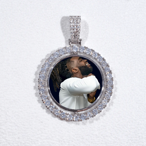 3D Spinning 2-Faced Custom Picture Pendant
