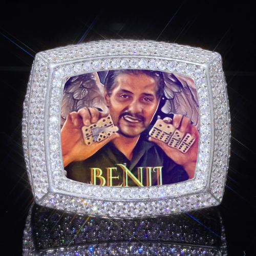 3D CUSTOM PICTURE ICED RING
