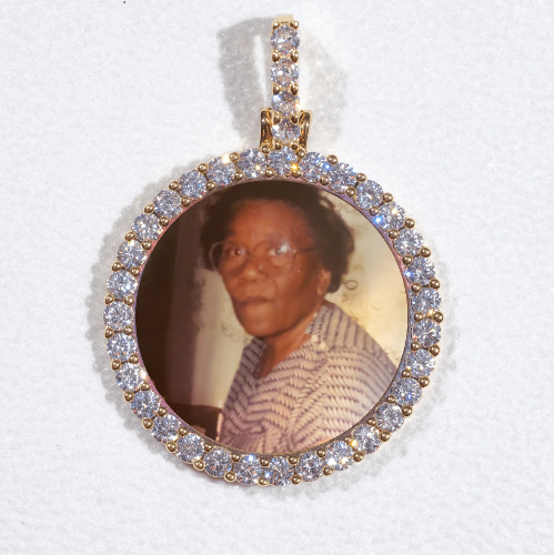 3D CIRCLE CUSTOM PICTURE PENDANT SMALL SIZE