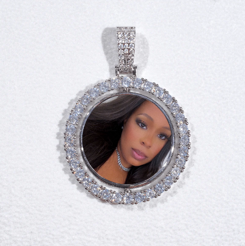 3D Spinning 2-Faced Custom Picture Pendant