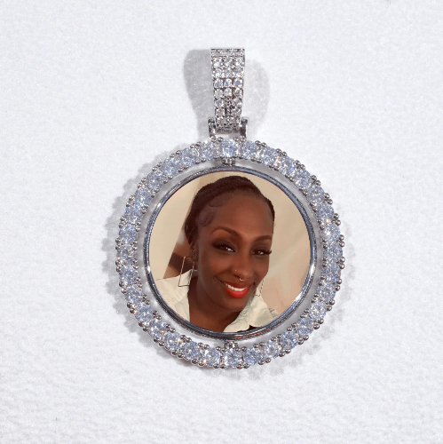 3D Spinning 2-Faced Custom Picture Pendant