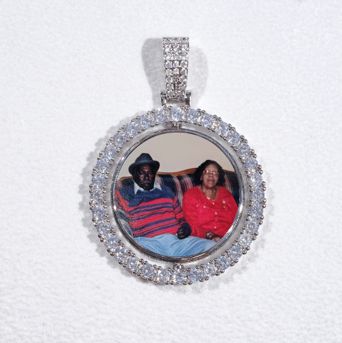 3D Spinning 2-Faced Custom Picture Pendant