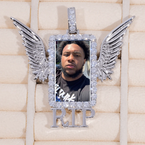 RIP WING 3D CUSTOM PICTURE PENDANT