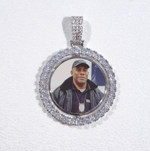 3D Spinning 2-Faced Custom Picture Pendant