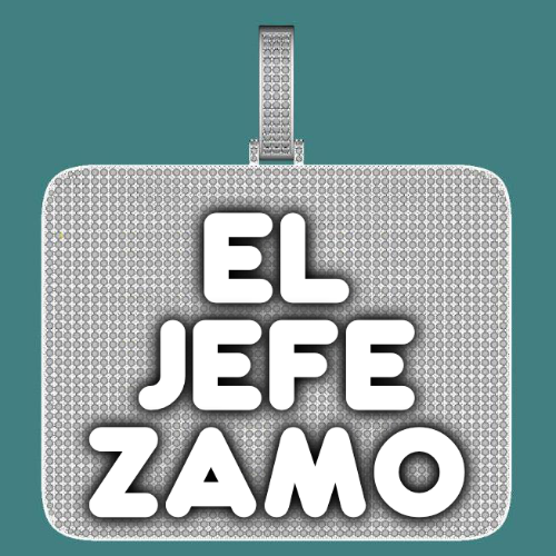 CUSTOM LETTER NECKLACE 3D BIG SQUARE