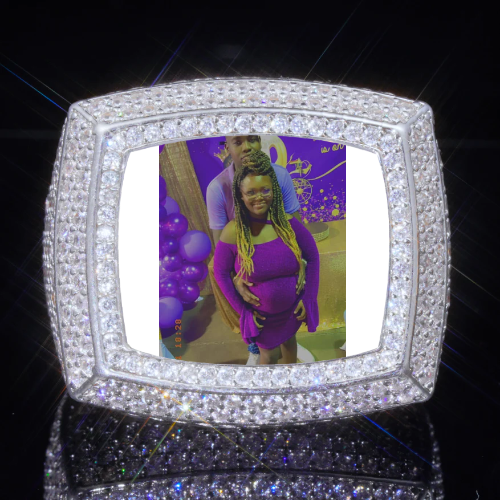 3D CUSTOM PICTURE ICED RING