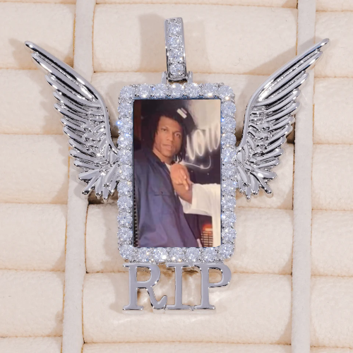 RIP WING 3D CUSTOM PICTURE PENDANT