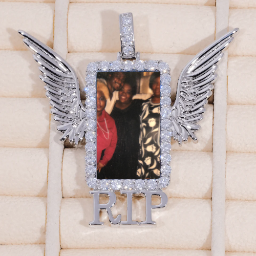 RIP WING 3D CUSTOM PICTURE PENDANT