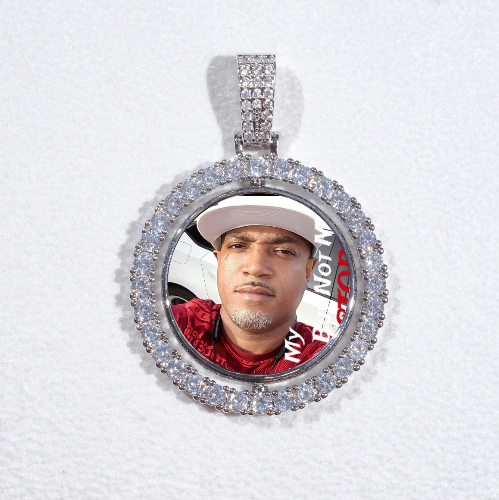 3D Spinning 2-Faced Custom Picture Pendant