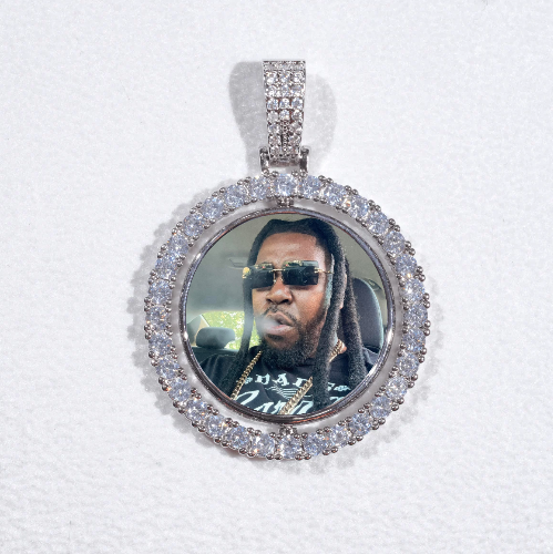 3D Spinning 2-Faced Custom Picture Pendant