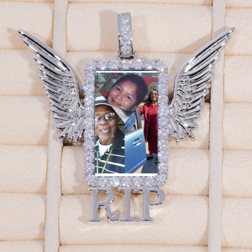 RIP WING 3D CUSTOM PICTURE PENDANT