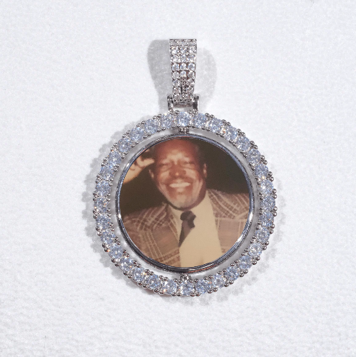 3D Spinning 2-Faced Custom Picture Pendant
