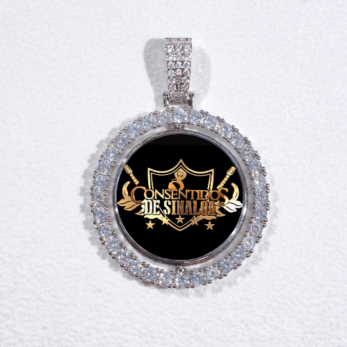 3D Spinning 2-Faced Custom Picture Pendant