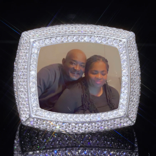 3D CUSTOM PICTURE ICED RING