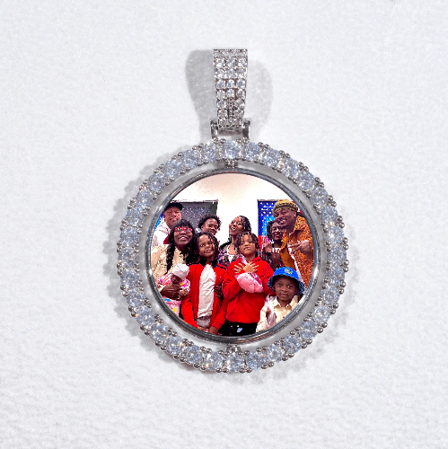 3D Spinning 2-Faced Custom Picture Pendant