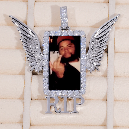 RIP WING 3D CUSTOM PICTURE PENDANT