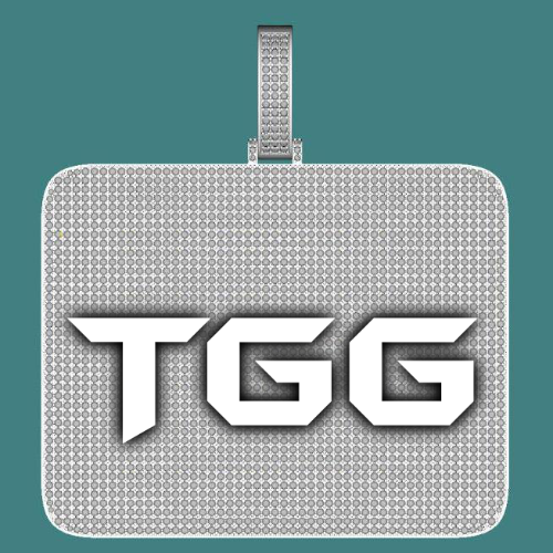 CUSTOM LETTER NECKLACE 3D BIG SQUARE