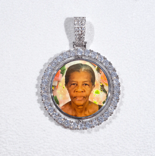 3D Spinning 2-Faced Custom Picture Pendant