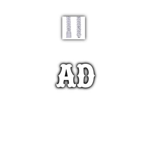 Custom Letters Freibeuter Font Necklace