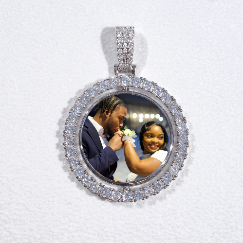 3D Spinning 2-Faced Custom Picture Pendant