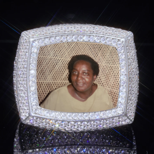 3D CUSTOM PICTURE ICED RING