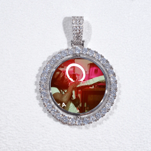 3D Spinning 2-Faced Custom Picture Pendant