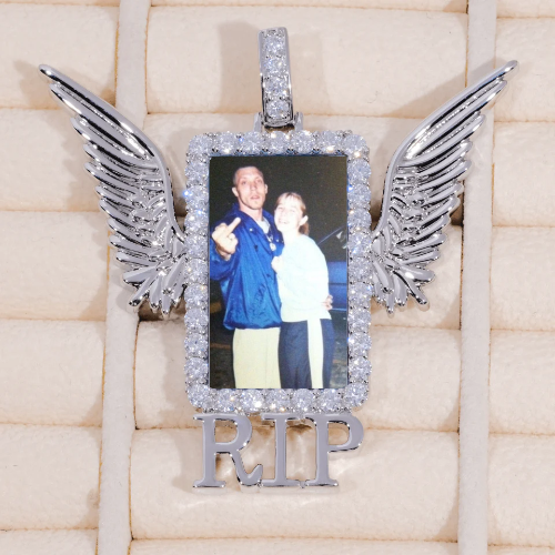 RIP WING 3D CUSTOM PICTURE PENDANT