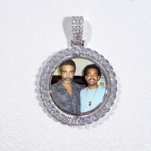 3D Spinning 2-Faced Custom Picture Pendant