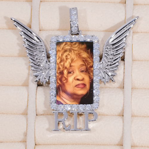 RIP WING 3D CUSTOM PICTURE PENDANT