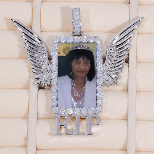 RIP WING 3D CUSTOM PICTURE PENDANT