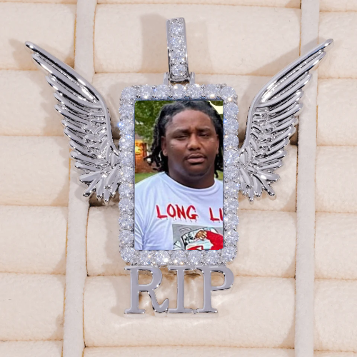 RIP WING 3D CUSTOM PICTURE PENDANT