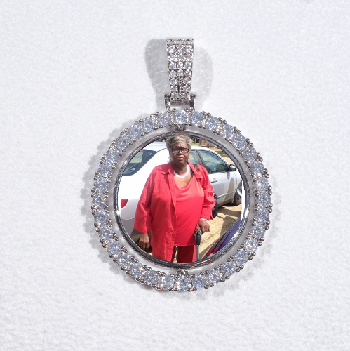 3D Spinning 2-Faced Custom Picture Pendant