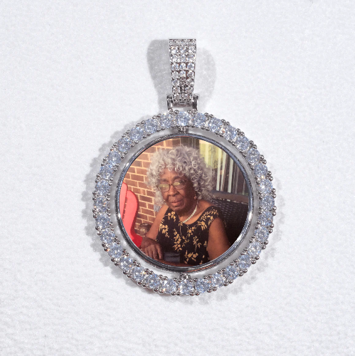 3D Spinning 2-Faced Custom Picture Pendant