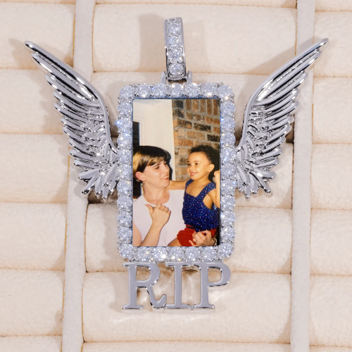 RIP WING 3D CUSTOM PICTURE PENDANT
