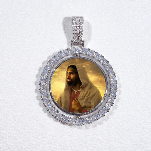 3D Spinning 2-Faced Custom Picture Pendant