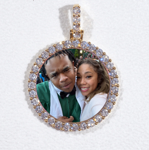 3D CIRCLE CUSTOM PICTURE PENDANT SMALL SIZE