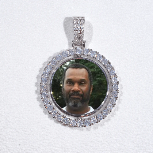 3D Spinning 2-Faced Custom Picture Pendant