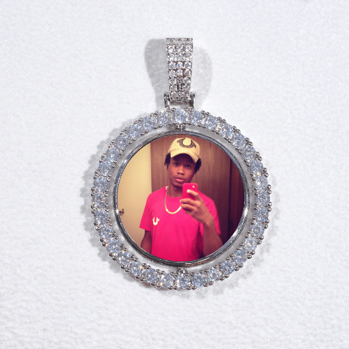 3D Spinning 2-Faced Custom Picture Pendant