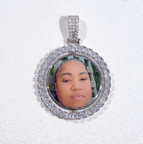 3D Spinning 2-Faced Custom Picture Pendant