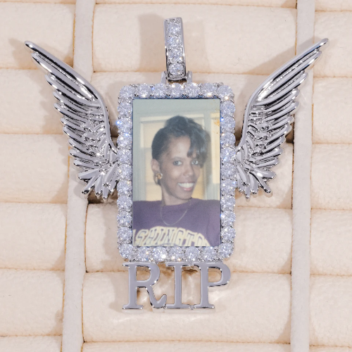RIP WING 3D CUSTOM PICTURE PENDANT
