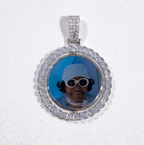 3D Spinning 2-Faced Custom Picture Pendant