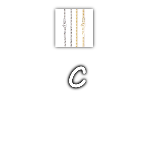 Script Custom Letter Necklace