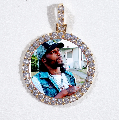 3D CIRCLE CUSTOM PICTURE PENDANT SMALL SIZE