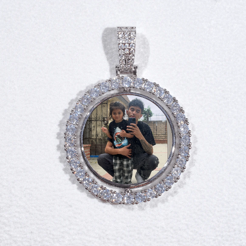 3D Spinning 2-Faced Custom Picture Pendant