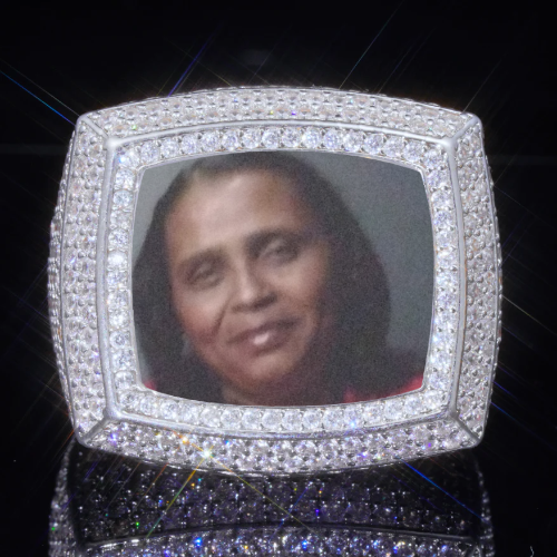 3D CUSTOM PICTURE ICED RING
