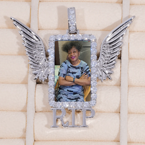 RIP WING 3D CUSTOM PICTURE PENDANT